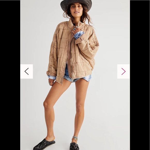 NWT Free People Dolman Quilted Knit Jacket - Picture 4 of 10